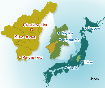 Kiso location map