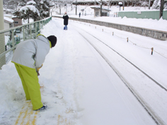 除雪作業