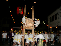 水無神社例大祭(みこしまくり)