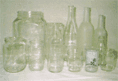 飲食用のビン類　透明