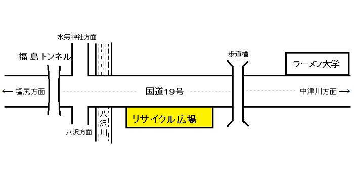 リサイクル広場の地図
