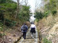 一里塚までの中山道