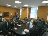 長野県南部国道連絡会要望活動の様子