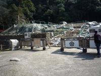 信長居館跡の発掘地点
